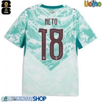Maglie da calcio Portogallo Pedro Neto #18 Seconda Maglia Mondiali 2026  Manica Corta